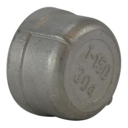 63479 - 2-1/2 in FPT 316 Stainless Steel Cap for Air, Water, Oil, Natural Gas, and Steam