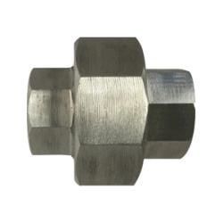 63602B1 - 316 Stainless Steel Barstock Union - 3/8 in FPT x 3/8 in FPT, 1000 lb Pressure Class