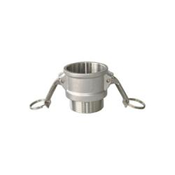 63924 - 1-1/2 in Type B x 1-1/2 in MNPT 316 Stainless Steel Cam and Groove Coupler