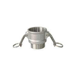 63925 - 2 in Type B Cam and Groove Coupler with 2 in MNPT Connection - 316 Stainless Steel
