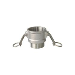 63927 - 3 in Type B Cam and Groove Coupler x 3 in MNPT, 316 Stainless Steel