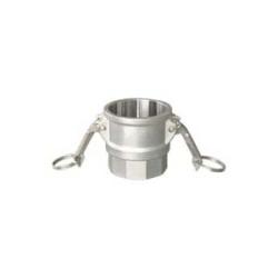 CGD-150-SS1 - 1-1/2 in Type D x 1-1/2 in FPT 316 Stainless Steel Cam and Groove Coupler