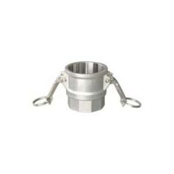 63947 - 3 in Type D x 3 in FPT Stainless Steel Cam and Groove Coupler