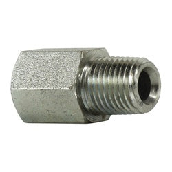 640444 - 1/4-in Female O-Ring Boss x 1/4-in Male NPTF Steel Straight Adapter
