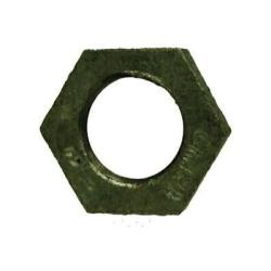 64708 - 2 in Galvanized Malleable Iron Hex Locknut with Thread Size 2-11-1/2
