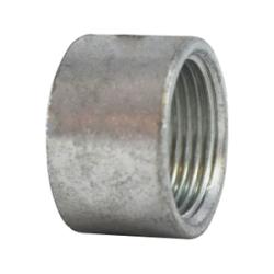 64776H - 1-1/4 in FPT x 1-1/4 in Butt Weld Galvanized Steel Half Merchant Coupling