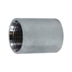64775 - 1 in FPT Galvanized Steel Merchant Coupling, 1.576 in Diameter, 2 in Length