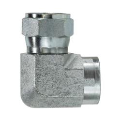 650388 - 1/2 in JIC Tube to 1/2 in FPT Steel Swivel Nut Elbow Fitting