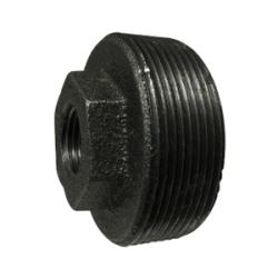 65516 - 1-1/4 in MPT to 1/2 in FPT Reducer Hex Bushing, Malleable Iron