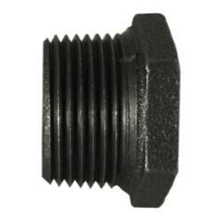 65524 - 1-1/2 in MPT x 1-1/4 in FPT Malleable Iron Reducer Hex Bushing