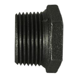 65535 - 2-1/2 in MPT x 2 in FPT Malleable Iron Reducer Hex Bushing