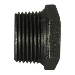 65539 - 3 in MPT x 2-1/2 in FPT Hex Bushing in Black Malleable Iron