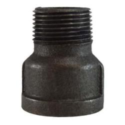 65624 - 1-1/4 in FPT x MPT Extension Piece, Malleable Iron Adapter