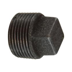 65683 - 1/2 in MPT Solid Plug - Durable Malleable Iron