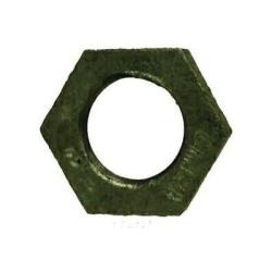 65706 - 1-1/4 in Malleable Iron Hex Locknut with 1-1/4-11-1/2 Thread Size