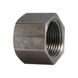 67475 - Hex Cap, 1 in FNPT, Carbon Steel, Black Finish, 150 lb Pressure Rating