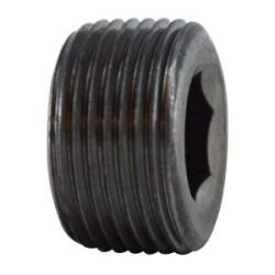 67762F - 1/4 in Steel Flush Countersunk Hex Plug for Durable Applications
