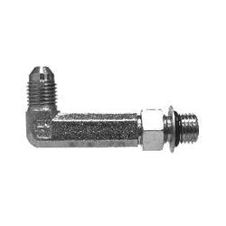 6801LLLNWO8 - 1/2 in Male JIC x 1/2 in Male Adjustable ORB Extra Long 90-Deg Elbow Fitting in Steel