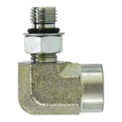 6805NWO2424 - Steel 90-Degree Elbow Fitting, 1-1/2-in Male O-Ring Boss x 1-1/2-in Female NPTF