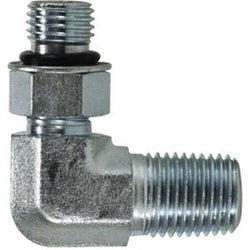 6806NWO2020 - 1-1/4 in Male O-Ring Boss x 1-1/4 in Male NPTF 90-Degree Steel Elbow Fitting