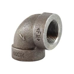68107 - Malleable Iron 90-Degree Elbow Fitting - 1-1/2 in FPT x 1-1/2 in FPT, 300 lb Rating