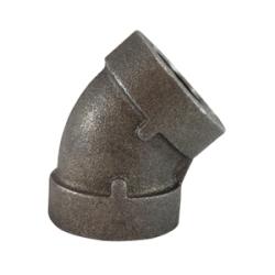 69185 - 1 in FPT x 1 in FPT Malleable Iron 45-Degree Elbow Fitting - SCH 80/XH