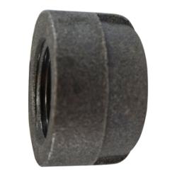 69471 - 1/4 in FPT Iron Cap, Black, 300 lb Pressure Rating