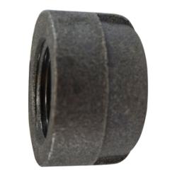 69478 - 2 in FPT Black Malleable Iron Cap, 300 lb Pressure Class