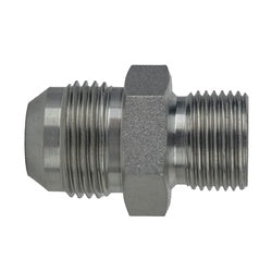 7002-08-08 - 1/2-in Male JIC to 1/2-in Male BSPP Steel Connector, 3500 psi, 375°F
