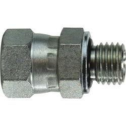 70251633 - 1 in JIC Swivel Connector to M33 x 2 Male Metric, Steel, 3000 psi, 375°F