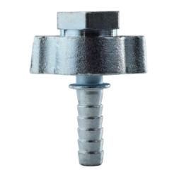 73008 - 2 in Hose Barbed x 2 in Female Spud Ground Joint Coupling with Wing Nut