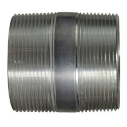 76186 - 2-1/2 in MPT Aluminum Pipe Nipple, 5-1/2 in Length