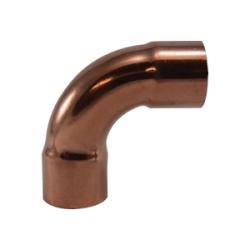 77151 - Copper 90-Degree Long Turn Elbow Fitting, 3 in OD Tube Connections