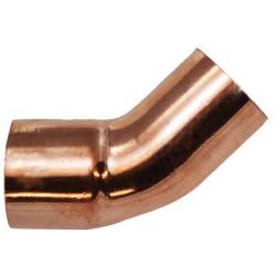 77179 - 45° Wrot Copper Street Elbow Fitting, 1/2 in x 1/2 in, 500 psi