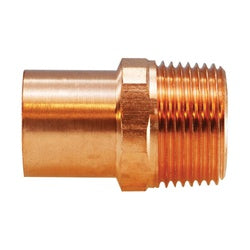 77336 - Copper Straight Adapter 1-1/2 in FTG x 1-1/2 in MPT for Fluid Transfer