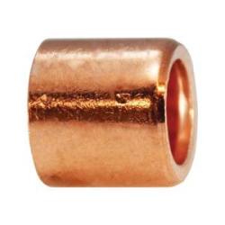77390 - Copper Flush Bushing 1/2 in FPT x 1/4 in FPT Connections