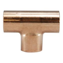 77491 - Copper Reducing Tee Fitting - 1 in x 1-1/2 in x 1 in Compression Connection
