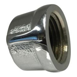 781108-08 - 1/2 in FPT Pipe Cap, Lead-Free Bronze with Chrome Finish