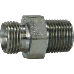 782520 - 1-1/4 in BSPP x 1-1/4 in MNPT Steel Hex Nipple Fitting