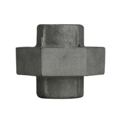 79602 - 3/8 in FPT Aluminum Union Fitting with Two Female Connections