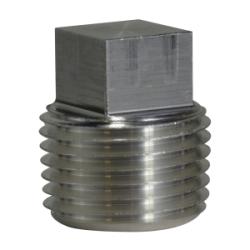 79654 - 3/4 in MPT Aluminum Square Head Plug Fitting