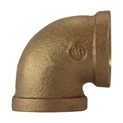 80100-08 - 1/2-in FPT x 1/2-in FPT Bronze 90-Degree Elbow Fitting