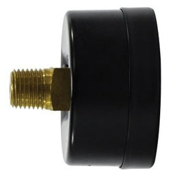 80307 - 2 in Steel Pneumatic Pressure Gauge with 1/4 in NPT Connection, 0-300 psi Range