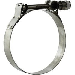 840250 - Stainless Steel T-Bolt Hose Clamp 2-9/16 in to 2-3/8 in for Low-Pressure Fluid Lines