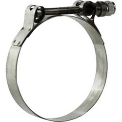 840350 - Stainless Steel T-Bolt Hose Clamp, 3-9/32 in to 3-9/16 in Diameter