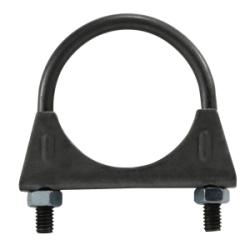 841300 - 3 in Heavy-Duty Carbon Steel Saddle Clamp with Zinc Finish