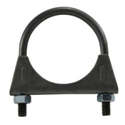841350 - 3-1/2 in Heavy-Duty Carbon Steel Saddle Clamp with 3/8 in Bolt Size