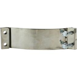 848400 - Stainless Steel Easy Form Clamp 4 in, 76 mm, 1/2 mm with Two Bolts