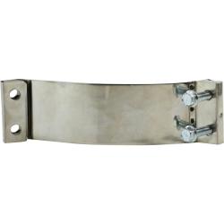 848500 - 5 in x 76 mm Stainless Steel Easy Form Clamp with 2 Bolts, 0.5 mm Thickness