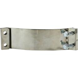 848700 - 7 in x 76 mm Stainless Steel Easy Form Clamp with Two Bolt Fastening